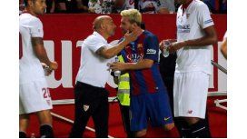 Sampaoli elogió a Messi Sampaoli elogió a Messi