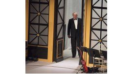 Donald Trump ingresando al concierto en su honor en la previa de su investidura Donald Trump ingresando al concierto en su honor en la previa de su investidura