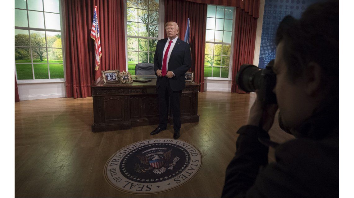 Estatua de cera de Donald Trump en el Museo Madame Tussauds de Orlando Estatua de cera de Donald Trump en el Museo Madame Tussauds de Orlando