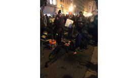 Disuadieron una manifestación contra Trump con gas pimienta Disuadieron una manifestación contra Trump con gas pimienta