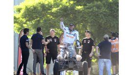 Furor por la llegada de los pilotos del Dakar a la Ciudad Furor por la llegada de los pilotos del Dakar a la Ciudad