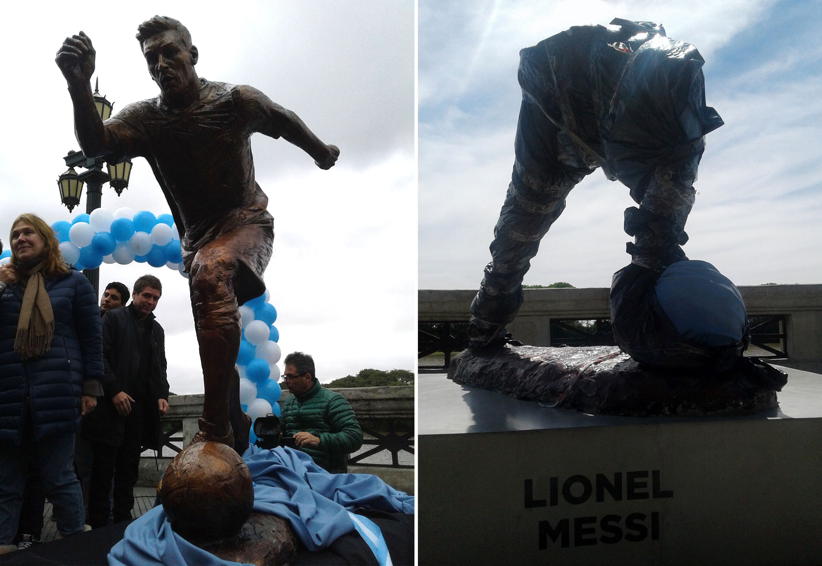 Sin Brazos Ni Cabeza As Qued La Estatua De Lionel Messi Lionel