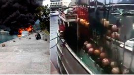 El barco explotó por una pérdida de gas El barco explotó por una pérdida de gas