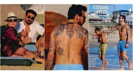 El Pocho Lavezzi, en familia en Punta del Este El Pocho Lavezzi, en familia en Punta del Este