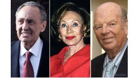Héctor Magnetto, Ernestina Herrera de Noble y Bartolomé Mitre Héctor Magnetto, Ernestina Herrera de Noble y Bartolomé Mitre