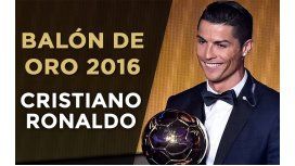 Cristiano Ronaldo ganó su cuarto Balón de Oro y quedó a uno de Messi Cristiano Ronaldo ganó su cuarto Balón de Oro y quedó a uno de Messi