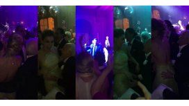 El juez Oyarbide y Sofía Macaggi bailando en la boda de Natalia Fassi El juez Oyarbide y Sofía Macaggi bailando en la boda de Natalia Fassi