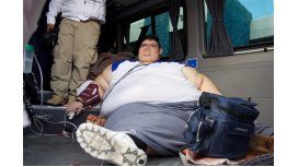El hombre más gordo del mundo empezó su tratamiento. El hombre más gordo del mundo empezó su tratamiento.