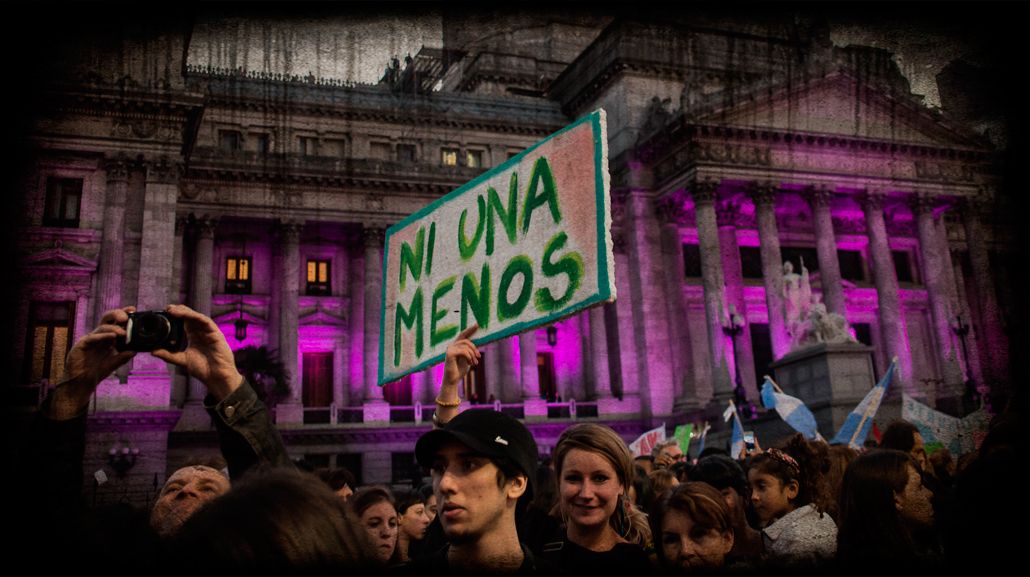 #NiUnaMenos, la primera marcha se realizó el 3 de junio del 2015.