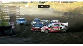 Kevin Eriksson realizó la maniobra perfecta en el Rallycross de Alemania Kevin Eriksson realizó la maniobra perfecta en el Rallycross de Alemania