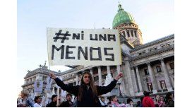 Movilización de mujeres #NiUnaMenos. Imagen de archivo Movilización de mujeres #NiUnaMenos. Imagen de archivo