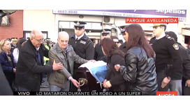 El conmovedor adiós al policía héroe asesinado a tiros en Longchamps El conmovedor adiós al policía héroe asesinado a tiros en Longchamps