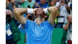 Emocionante: Del Potro venció a Nadal y va por el oro frente a Andy Murray Emocionante: Del Potro venció a Nadal y va por el oro frente a Andy Murray
