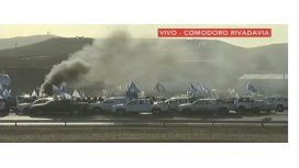 Histórica movilización de petroleros en Comodoro Rivadavia Histórica movilización de petroleros en Comodoro Rivadavia