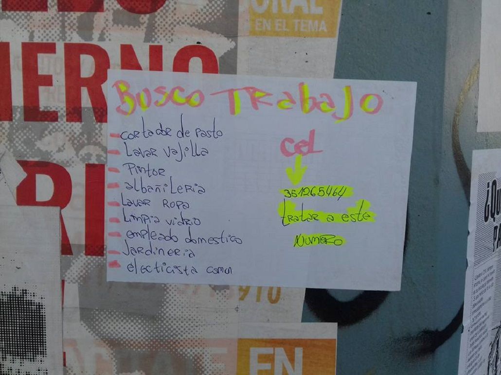 Se anima a todo escribió una lista de oficios y puso un cartel para Se anima a todo escribió una lista de oficios y puso un cartel para