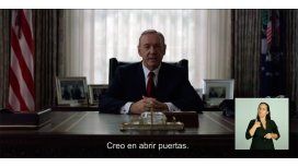 El guiño de House of Cards tras el discurso de Mauricio Macri El guiño de House of Cards tras el discurso de Mauricio Macri