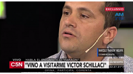 El Faraón rompió el silencio: Estuve preso por ser el amigo de Schillaci El Faraón rompió el silencio: Estuve preso por ser el amigo de Schillaci