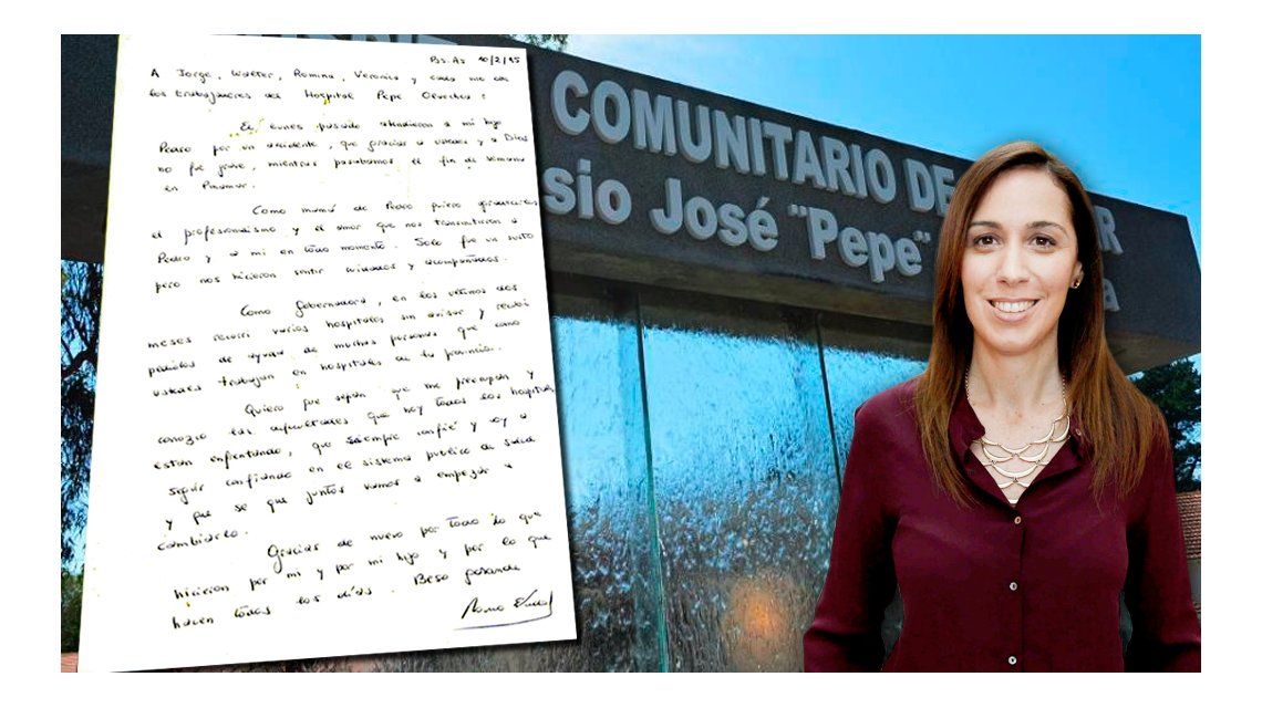 La carta de Vidal a los médicos que cuidaron a su hijo 