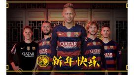 El saludo de Neymar y compañeros de Barcelona por el Año Nuevo Chino El saludo de Neymar y compañeros de Barcelona por el Año Nuevo Chino