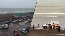 Un rayo cayó sobre una playa de Monte Hermoso: hay seis heridos Un rayo cayó sobre una playa de Monte Hermoso: hay seis heridos