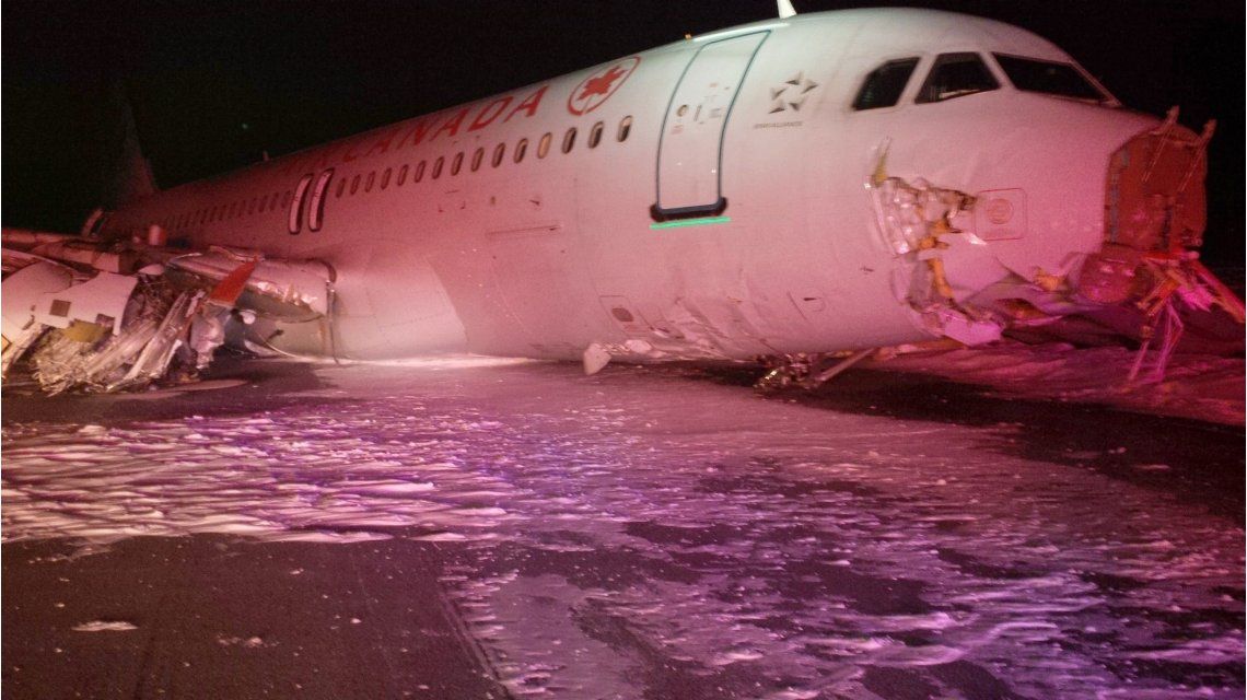 Un nuevo accidente aéreo en Canadá estuvo al borde de la tragedia