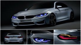 BMW presentó el M4 con luces láser y OLED BMW presentó el M4 con luces láser y OLED