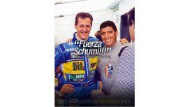 El saludo de Maradona a Schumacher por su cumpleaños El saludo de Maradona a Schumacher por su cumpleaños