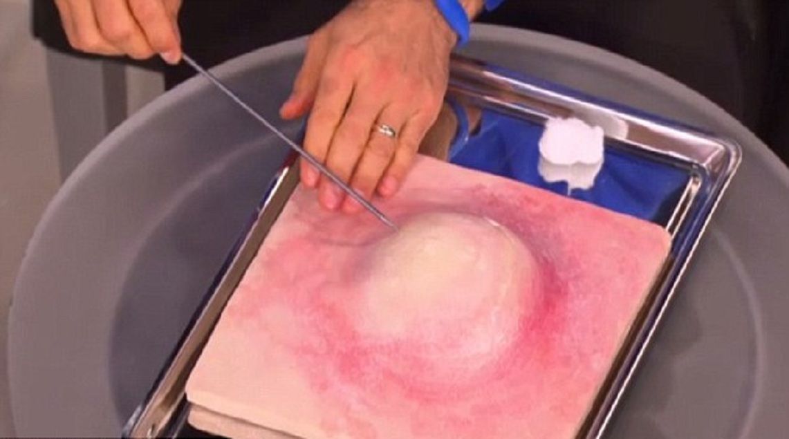 Para abrir granos crema