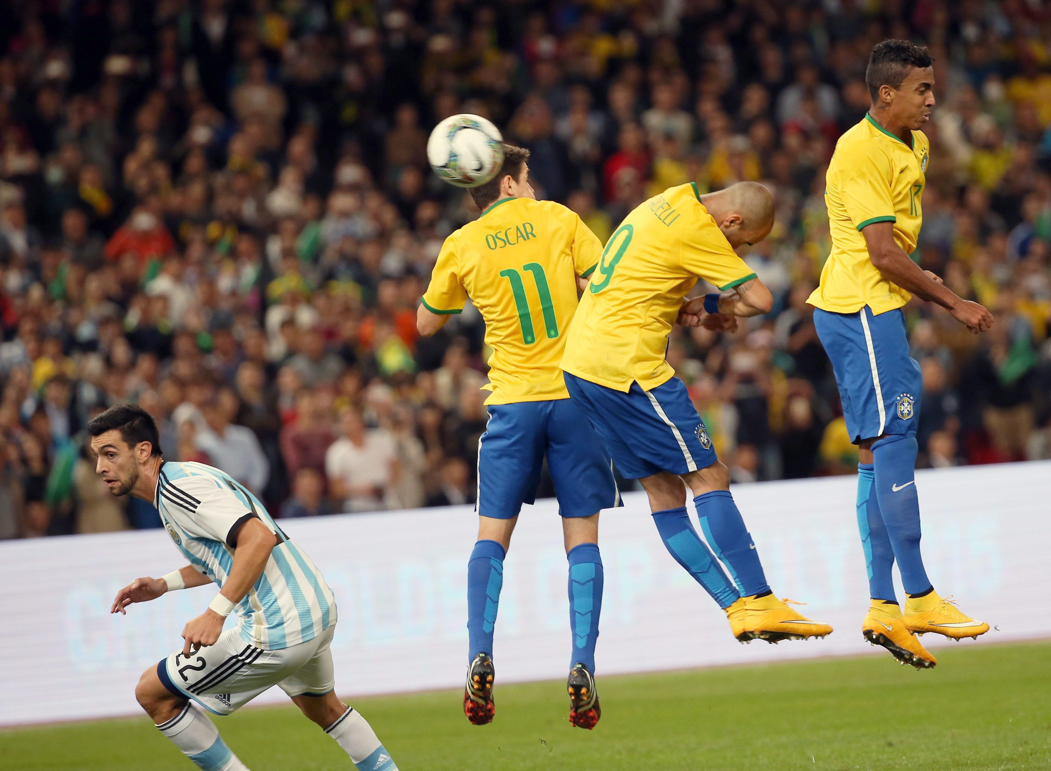 Las mejores fotos del Superclásico de las Américas entre Argentina y Brasil