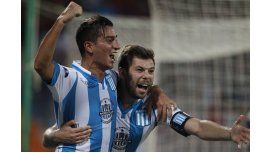 El Pulpo González y Leandro Grimi festejan el triunfo de la Academia El Pulpo González y Leandro Grimi festejan el triunfo de la Academia