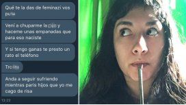 Este es el mensaje que recibió la joven en su Twitter Este es el mensaje que recibió la joven en su Twitter