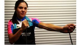 Mariela fue el primer atleta en competir en adaptado y convencional en la historia argentina. (foto: Prensa Ladies Power) Mariela fue el primer atleta en competir en adaptado y convencional en la historia argentina. (foto: Prensa Ladies Power)