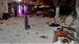 Un fuerte sismo sacudió a Grecia y Turquía Un fuerte sismo sacudió a Grecia y Turquía