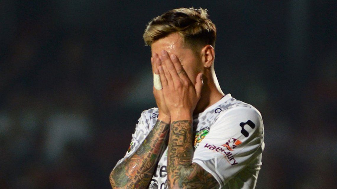 Jonathan Fabbro en Jaguares de Chiapas, su último equipo<br>