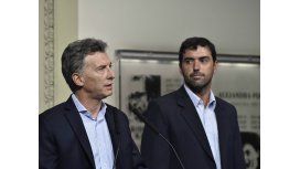 Mauricio Macri y Emilio Basavilbaso Mauricio Macri y Emilio Basavilbaso