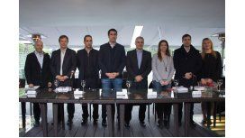 Mosca y cinco intendentes en la lucha contra la violencia de género Mosca y cinco intendentes en la lucha contra la violencia de género