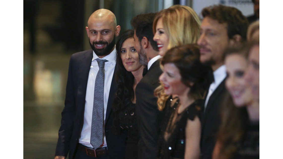 Javier Mascherano sonríe para la cámara Javier Mascherano sonríe para la cámara