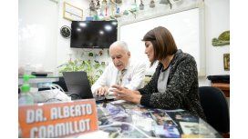 Alberto Cormillot y Gisela Zamora Alberto Cormillot y Gisela Zamora