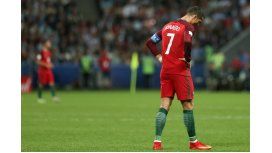 La tristeza de Cristiano Ronaldo La tristeza de Cristiano Ronaldo