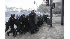El gobierno advirtió que seguirá la intervención policial en protestas El gobierno advirtió que seguirá la intervención policial en protestas