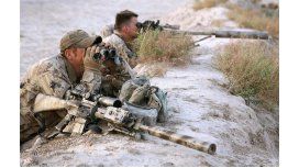 Un sniper le dio a un terrorista que estaba a 3.450 metros Un sniper le dio a un terrorista que estaba a 3.450 metros