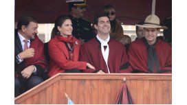 Urtubey, con Macedo en el homenaje a Güemes Urtubey, con Macedo en el homenaje a Güemes
