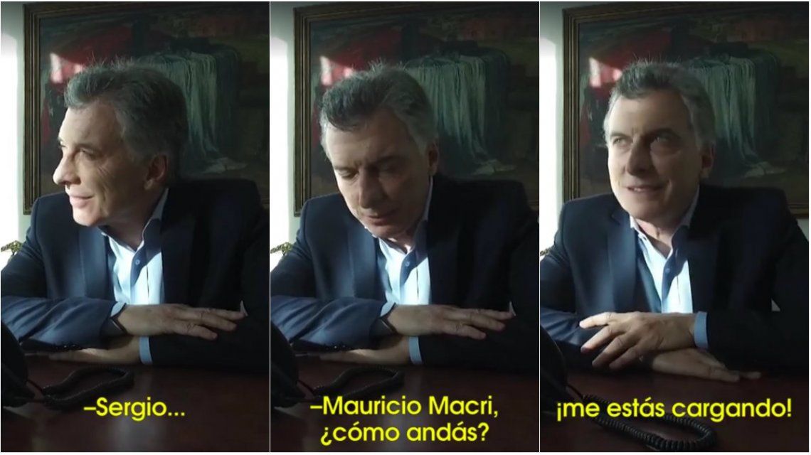 VIDEO El insólito llamado de Macri para responderle una 