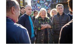 Macri y Carrió presentaron su alianza para la Ciudad Macri y Carrió presentaron su alianza para la Ciudad