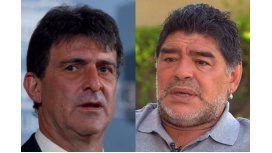 Mario Kempes y Diego Maradona Mario Kempes y Diego Maradona