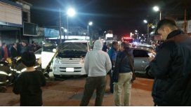 El accidente ocurrrió en el centro de San Francisco Solano El accidente ocurrrió en el centro de San Francisco Solano