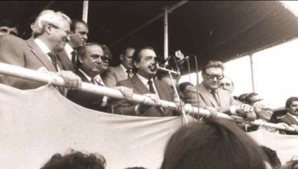 Hace 34 años el triunfo de Ricardo Alfonsín, Eduardon Angeloz y Ramón Mestre