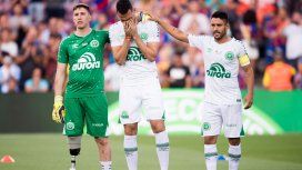 Jakson Follmann, Hélio Neto y Alan Ruschel Jakson Follmann, Hélio Neto y Alan Ruschel