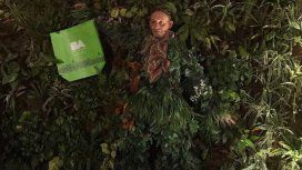 Sergio Bergman se disfrazó de árbol Sergio Bergman se disfrazó de árbol
