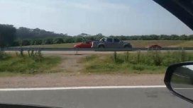 Una camioneta circuló en contramano por la autopista mano a la capital provincial Una camioneta circuló en contramano por la autopista mano a la capital provincial